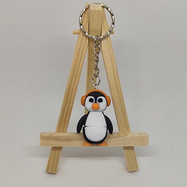 Pingwin ze Słuchawkami Flexi - Brelok