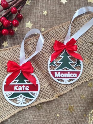 Personalizowana świąteczna bombka