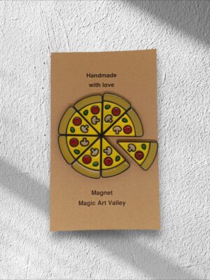 Pizza - Zestaw 8 Magnesów