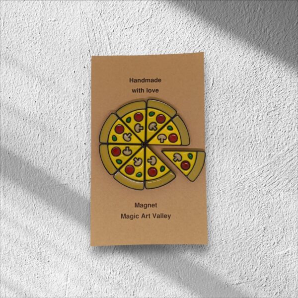 Pizza - Zestaw 8 Magnesów