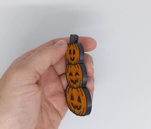 Uśmiechnięte dynie halloweenowe Magnes