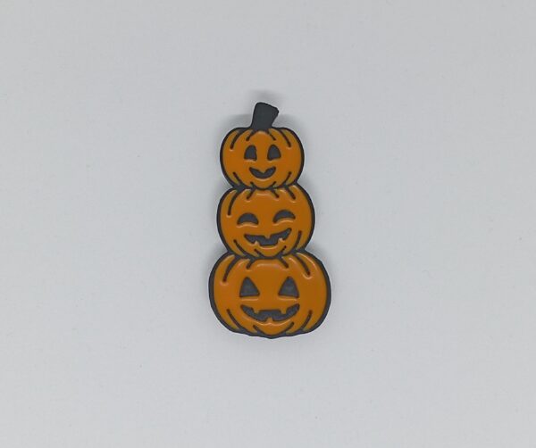 Uśmiechnięte dynie halloweenowe Magnes