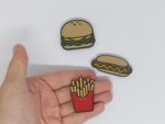 Zestaw Frytki Burger Hotdog - 3 szt Magnesy