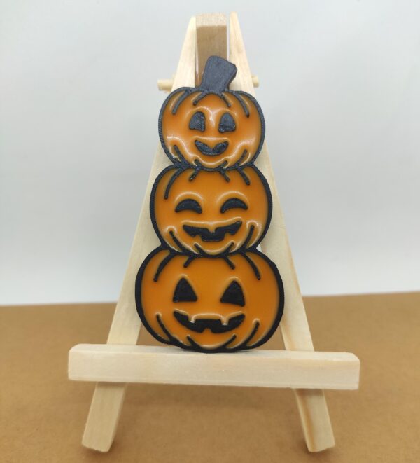 Uśmiechnięte dynie halloweenowe Magnes