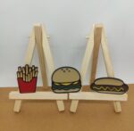 Zestaw Frytki Burger Hotdog - 3 szt Magnesy