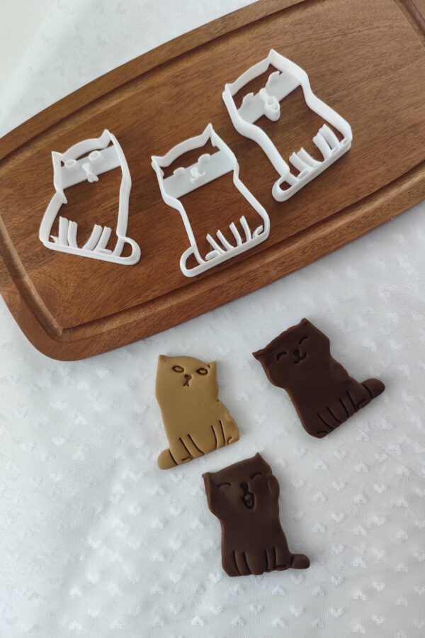 Zestaw 3 foremek z kotkami