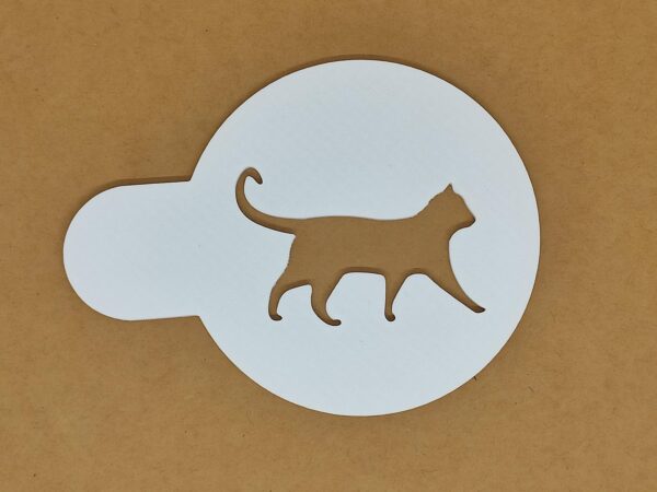 Kot - Szablon do kawy