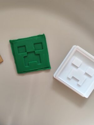 Głowa Creepera z Minecraft - Foremka
